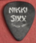 Motley Crue 1997 Dunlop Artist Series Nikki Sixx Guitar Pick Worldwide Shipping