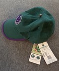 Vintage 2002 Wimbledon Tennis Ball Boys Girls Strapback Hat Green Purple Nwt