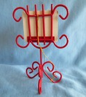 Avon Teddy Bear On Red Music Stanza  Be My Valentine Ornament