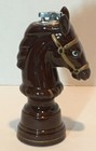 Porcelain 7 1 2  Horse Head Table Lighter Japan
