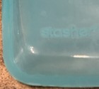 Stasher Reusable Silicone Food Bags Snack   Sandwich Size Lot Set Group Of 3