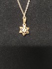 Amco 14k Go Gold Plated  8  Kids Necklace With Star Pendant