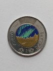 2017 Canada Glow In The Dark 2 Dollars Toonie Commemorative Coin Circulated