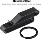 Duty Belt Key Holder  Belt Key Clip  Stainless Steel With 4 Keyrings For Police