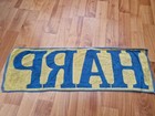 Rare Vintage Harp Lager Pub Bar Beer Towel Breweriana