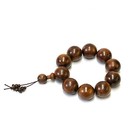 Chinese Huanghuali Rosewood Beads Hand Rosary Praying Bracelet Ws2410