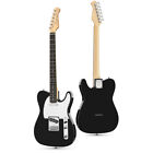      Donner Dtl-100 39  Electric Guitar Glossy Black Solid Body Ss Pickup With Bag