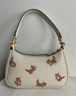 2024 New Coach Teri Shoulder Bag With Dancing Kitten Print