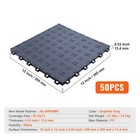 Garage Floor Tiles Interlocking 12x12 In 50 Pack Garage Flooring Tiles Gray