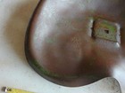 Vintage Metal Tractor Seat  13  X 17  Lot 26-13-f
