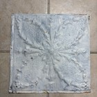 Lot Of 6 Antique Metal Ceiling Tin Tiles Embossed Floral 12   x12    Salvage