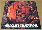 1995 Absolut Tradition Absolut Vodka Print Ad 10  X 12  Advertisement Vintage