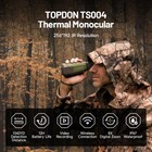     8x Digital Zoom Topdon Ts004 Thermal Monocular Camera For Outdoor Adventure