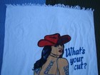 Vintage Cattle Queen Beach Towel