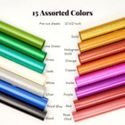 Htv Glitter Heat Transfer Vinyl 12 x12  Bundle 15 Sheets Iron On For Diy Desi   