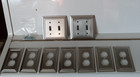 Lhmc 2005 Lot Of 9  Metal Light Switchplate   Outlet Cover Antique Brass  3 Unm