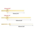 8 Sets Clock Hands Kit Clock Hands Mechanism Aluminum Wall Clock Gold A14