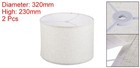 2pcs Drum Lamp Shades Linen Round Lamp Shade Lampshade Beige 13 Inch