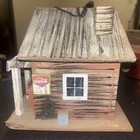 Vintage Coca Cola Coke Hanging Bird House Tackle Bait Shop Store Wood 9 x7 5 x7 
