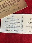 Rms Titanic White Star Line Ticket Collection You Get All 3 For 1 Low Price  Rp