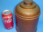 Vintage Hammered Copper Rumidor Pipe Tobacco Humidor