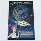 Futurama Promo Poster Rare Fox Tv Animated Series 1990s Print Ad Advert