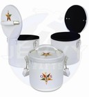 Masonic Oes White Fez Case  Order Of The Eastern Star Cap Holder For Freemason