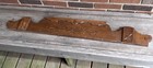 Antique Spoon Carved Wood Furniture Pediment Wall Decor 