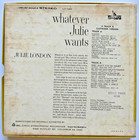 Julie London - Whatever Julie Wants - 1961 - Reel Tape - 7-1 2 Ips Tested