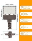 200w Led Parking Lot Light With Photocell Commercial Stadium Area Security Light