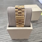 Michael Kors Gold-tone Logo Dial Quartz Analog Wristwatch With Box Mk5473