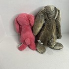 Jellycat Lot Of 2 Plush Woodland And Bashful Bunny