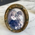 Edgar Berebi Anastasia 7276 Enamel   Swarovski Crystals Oval Picture Frame