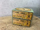 2 Boxes Paw Paw Card Boxes Empty Fishing Lures Tackle Boxes Lake Michigan