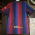 Nike Fc Barcelona Authentic Home Men s Soccer Jersey Size M Blue Red 26 27