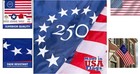 Betsy Ross American Flag 3x5   250th Anniversary   Made In Usa  Fade Resistant
