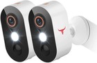 2 Pack Wireless Security Camera System Smart Night Vision Outdoor Wifi Cameras