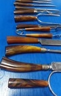 Vintage Root Beer Butterscotch Bakelite Handle Serving Dining Utensils 12 Lot Fs