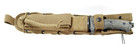 Chris Reeve Knives Harsey 7  Green Beret Knife Black Canvas Micarta 2 Sheaths