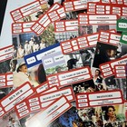 Movie Minutes Film Card Lot 168 Entertainment Memorabilia Movie Star 1930s-1980s