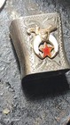 Antique 19th Century Masonic Silver gold And Enamel Accessories 