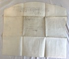 Original Antique Vellum Indenture   Deed  1852 Norristown  Montgomery County  Pa