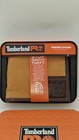 Timberland Pro Men s Canvas And Leather Rfid Protected Trifold Wallet 