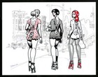 Spain Rodriguez 11x14 Original Art Three Sexy Ladies Sketch Psa dna Comix Signed