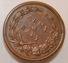 1863 Patriotic Civil War Token  28 303b - R-5