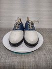 Atlantis Hi-tec   Golf Shoes Women s Size 7 - Blue White Leather Plastic Spikes