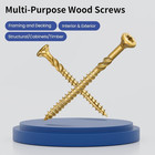  12 X 6 In Multi-purpose Wood Deck Screw For Interior And Exterior bugle Head go