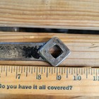 Vintage Metal Wrench Tool With Square End And Loop Handle Early Tractor Wrench