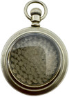 Antique 18 Size Dueber Open Face Pocket Watch Case Silverine Coin Edge Usa