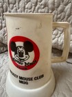 Vtg Mickey Mouse Club Plastic Mug Walt Disney Productions Eagle Apl Disneyland